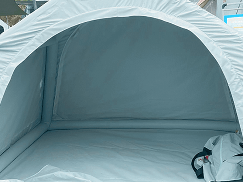 Tienda inflable de PVC de 0,9mm, tienda de aire impermeable, tienda de campaña transpirable para acampar al aire libre